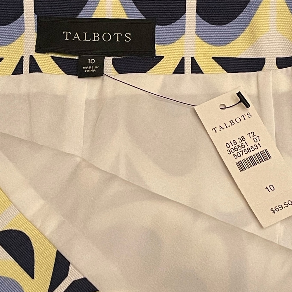 Talbots A-line Skirt Knee Length size 10 - Picture 7 of 7